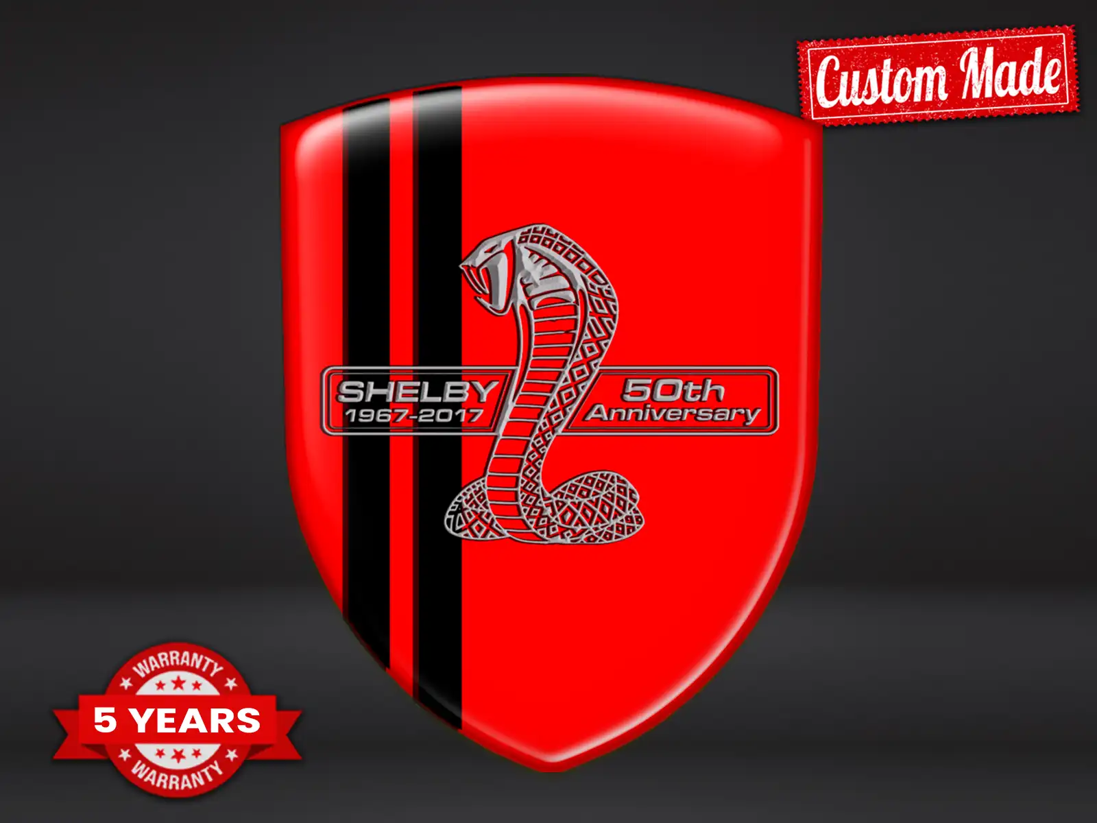 Ford Shelby Selbstklebendes Etikett Universal Hochwertig Robust